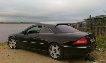 спойлер заднего стекла Mercedes W215 CL фото