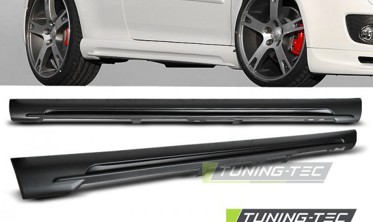 Тюнинговые накладки на пороги Volkswagen Golf 5 в стиле ABT фото