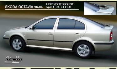 спойлер багажника Skoda Octavia MKI вариант 5 фото