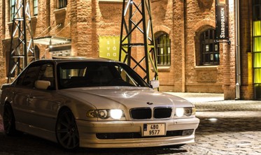 Накладка переднього бампера BMW E38 стиль Alpina фото