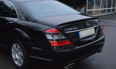 Cпойлер багажника Mercedes S-class W221 фото