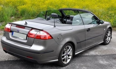 Спойлер кришки багажника Saab 9-3 Cabrio (2002-2007) фото