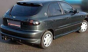 Тюнинговая накладка заднего бампера Daewoo Lanos Hatchback фото