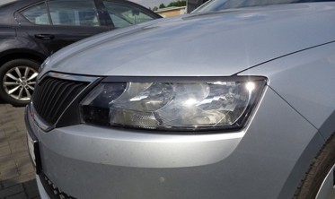 реснички (накладки на фары) Skoda Rapid фото