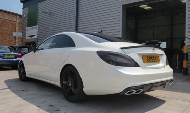 Спойлер багажника Mercedes CLS W218 AMG фото