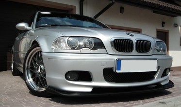 Диффузор переднего бампера BMW E46 М-пакет фото