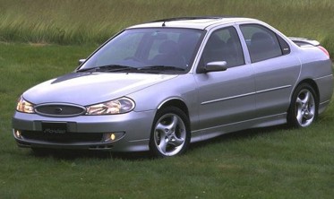 Накладки на пороги Ford Mondeo I/II стиль ST фото