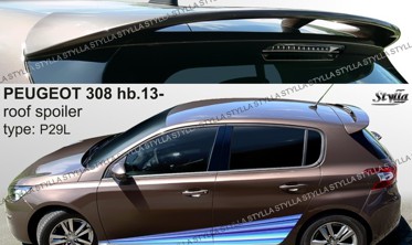 спойлер багажника Peugeot 308 хетчбек (2013-...) фірми Stylla фото