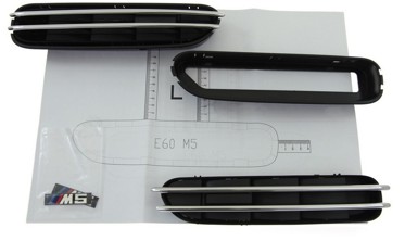 вставки в крила BMW E60 у стилі M5 фото