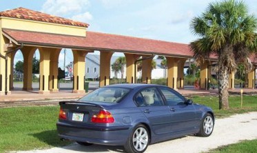 Спойлер багажника BMW E46 седан с заходом на крыло фото