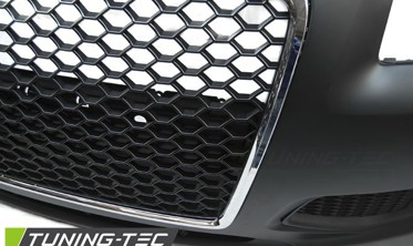 Тюнінговий бампер передній Audi A3 8P дорестайл стиль RS (решітка з хром рамкою) фото