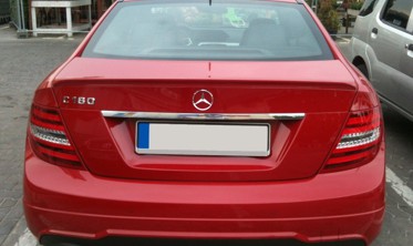 Спойлер багажника Mercedes W204 Coupe стиль AMG фото