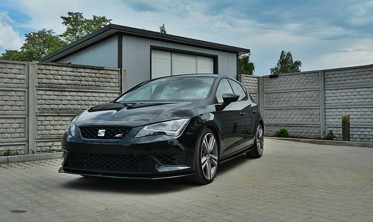 Накладка на передний бампер Seat Leon III Cupra / FR фото