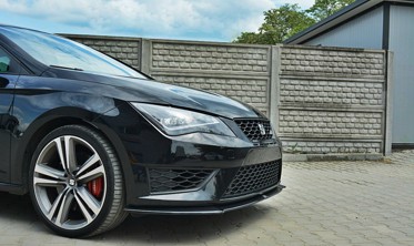 Накладка на передний бампер Seat Leon III Cupra / FR фото