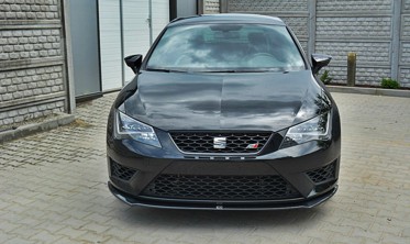 Накладка на передний бампер Seat Leon III Cupra / FR фото