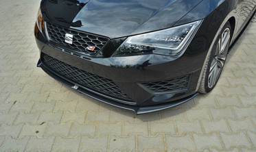 Накладка на передний бампер Seat Leon III Cupra / FR фото