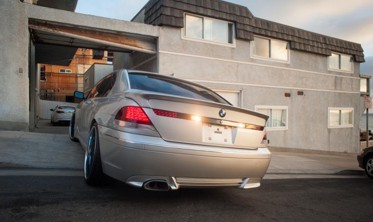 Спойлер багажника BMW E65 дорестайл в стиле Schnitzer фото