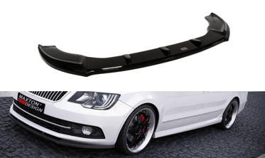 Накладка переднього бампера Skoda Superb МК2 рестайлінг фото