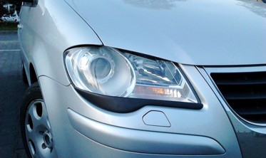 накладки на фары VW Touran I рестайл нижние фото