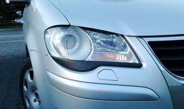 накладки на фары VW Touran I рестайл нижние фото