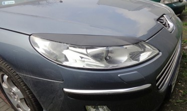 реснички (накладки на фары) Peugeot 407 фото
