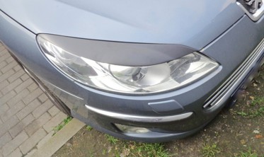 Реснички (накладки на фары) Peugeot 407 фото