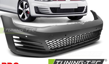 бампер передний Volkswagen Golf 7 в стиле GTI фото