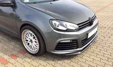 Спойлер переднього бампера Volkswagen Golf 6 версія R стиль Cupra фото
