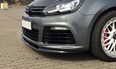 Спойлер переднього бампера Volkswagen Golf 6 версія R стиль Cupra фото