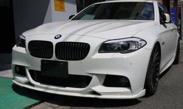 Диффузор переднего бампера BMW F10 М-пакет фото