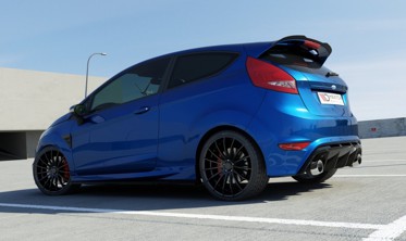 Накладка на спойлер багажника Ford Fiesta MK7 версия ST-Line фото