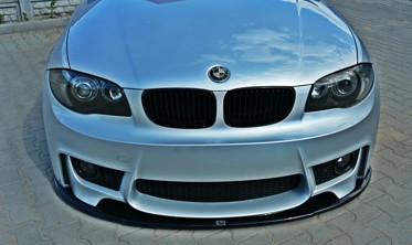 Тюнинговая юбка переднего бампера BMW 1 E87 M-Design фото