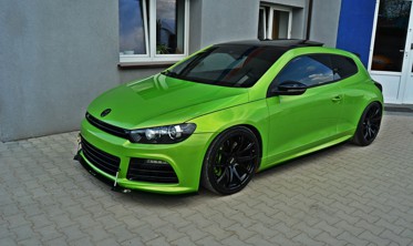 Racing диффузор переднего бампера Volkswagen Scirocco R версия  фото