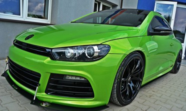 Racing диффузор переднего бампера Volkswagen Scirocco R версия  фото