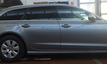 Тюнінгові накладки на пороги Audi A6 C7 фото
