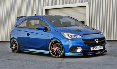 Дифузор переднього бампера Opel Corsa E версія OPC/VXR фото