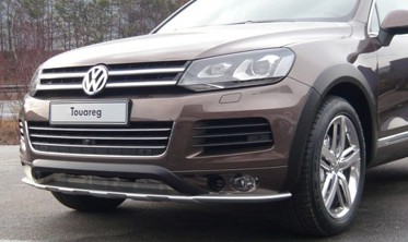 Накладка переднього бампера VW Touareg II фото