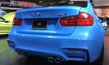 спойлер тонкий BMW F30 стиль M3 (abs) фото
