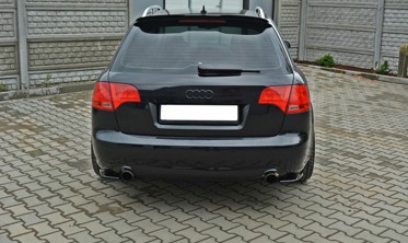Бічні накладки на задній бампер Audi A4 B7 фото