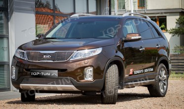 пороги (подножки боковые) Kia Sorento (2010-...) фото