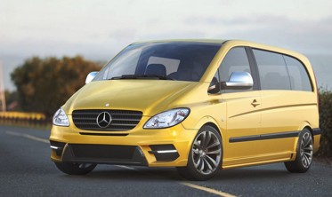 Тюнінгові накладки на пороги Mercedes Vito II W639 фото