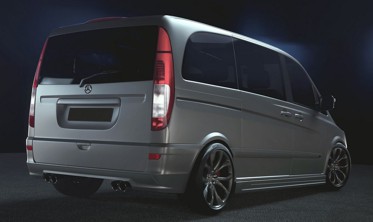 Тюнінгові накладки на пороги Mercedes Vito II W639 фото