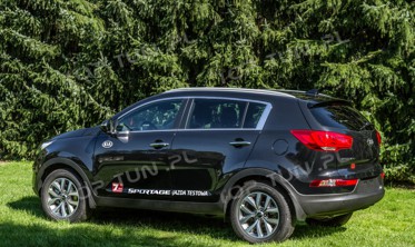 накладки бокового скла Kia Sportage фото