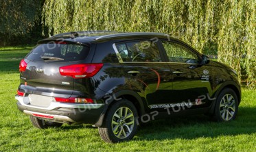 накладки на передний и задний бампер Kia Sportage (ABS-пластик) фото