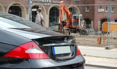 Спойлер кришки багажника Mercedes CLS W219 стиль AMG фото