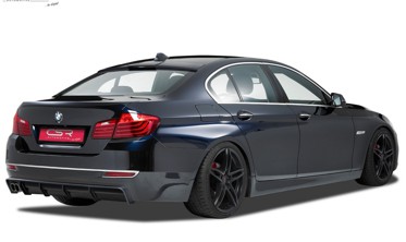 накладка (диффузор) заднего бампера BMW F10/F11 LCI фото