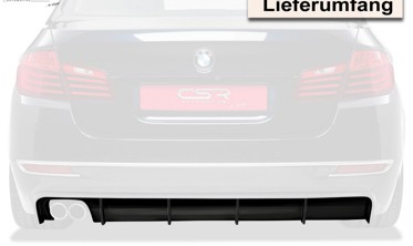 накладка (диффузор) заднего бампера BMW F10/F11 LCI фото