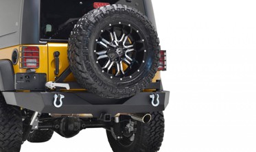 задний бампер для Jeep Wrangler JK с креплением под запаску фото