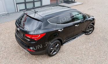 пороги (подножки боковые) Hyundai Santa Fe фото
