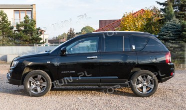 хром накладки на ручки дверей Jeep Compass фото